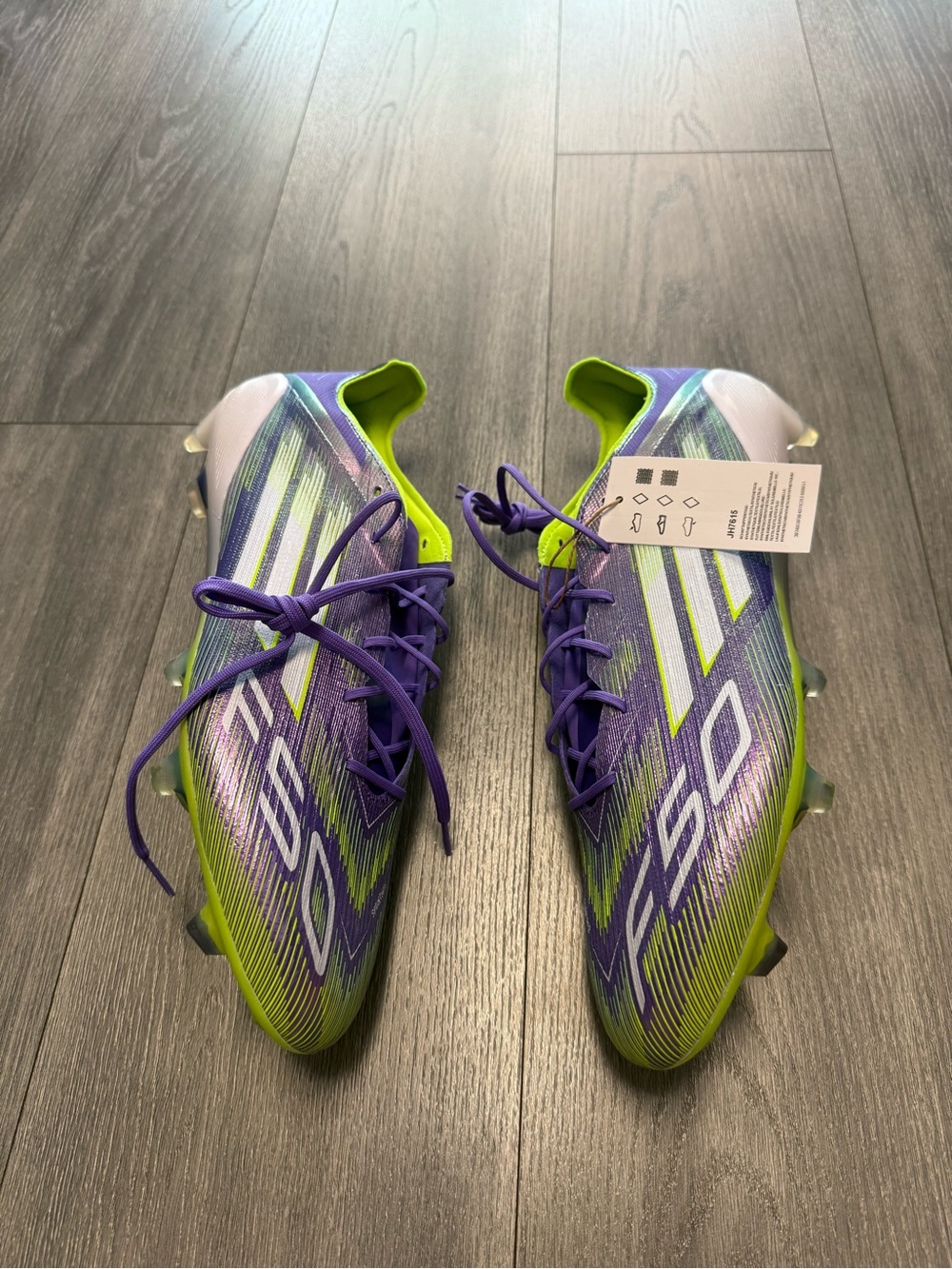 Adidas F50 Elite FG ‘Radiant Blaze Pack’ Purple Green JH7615 Men’s Size 13 New